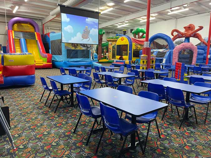 Jump Zone, Birthday Party, Indoor Inflatable, Jumping Party